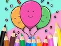 Игра Книжка раскраска: Праздничные воздушные шары онлайн Игра Книжка раскраска: Праздничные воздушные шары онлайн