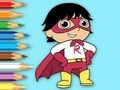 Игра Книжка раскраска: Супер Райан онлайн
