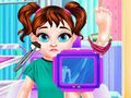 Игра Малышка Тейлор: Лечение лыжной травмы онлайн