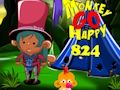 Игра Счастливая обезьянка: уровень 824 онлайн