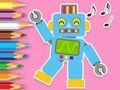 Игра Книжка раскраска: Танцующие роботы онлайн