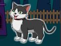 Игра Хэллоуинский смайлик: побег кота онлайн