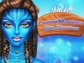 Игра Синий макияж для девочек онлайн Игра Синий макияж для девочек онлайн