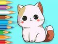 Игра Книжка раскраска: милый котенок онлайн