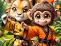 Игра Кунг-фу зверята онлайн Игра Кунг-фу зверята онлайн