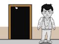 Игра Стильный мальчик в белом, голодный побег онлайн