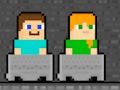 Игра Алекс и Стив Майнер для двоих онлайн