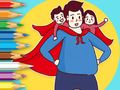 Игра Книжка раскраска: День отца онлайн