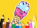 Игра Книжка раскраска: Классное мороженое онлайн