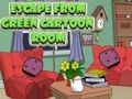 Игра Побег из зеленой мультяшной комнаты онлайн