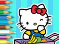 Игра Книжка раскраска: Привет Китти Маркет онлайн