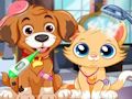 Игра Ветеринарный уход за щенками онлайн