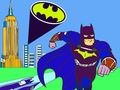 Игра Бэтмен: Мультяшная раскраска онлайн