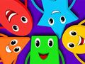 Игра Детская викторина: Разноцветные фигуры онлайн