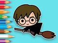 Игра Книжка раскраска: Летающий Поттер онлайн