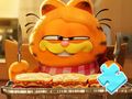 Игра Пазл: Гарфилд и Лазанья онлайн