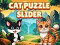 Игра Кошачий пазл-слайдер онлайн Игра Кошачий пазл-слайдер онлайн