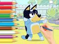 Игра Книжка раскраска: Блюи и Бинго онлайн