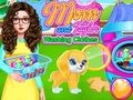 Игра Мама и Тейлор стирают одежду онлайн