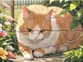 Игра Пазл: Кошачий сад онлайн
