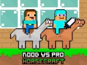 Игра Нуб против Профи на конях онлайн Игра Нуб против Профи на конях онлайн