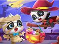 Игра Пазл: Детеныш панды Хэллоуин онлайн