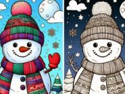 Игра Раскраска Зима онлайн