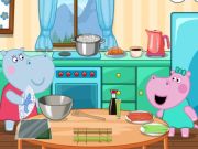 Игра Семья Хаппос: Вечеринка по японской кулинарии онлайн