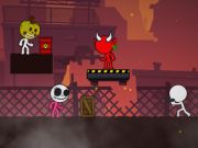 Игра Стикмен Ночь Выживание онлайн Игра Стикмен Ночь Выживание онлайн