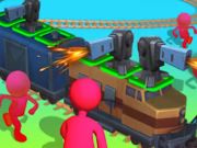 Игра Поездное артиллерийское приключение онлайн
