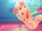 Игра Детский доктор для ног онлайн Игра Детский доктор для ног онлайн