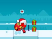 Игра Девушка Санта бежит  онлайн