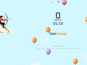 Игра Испытание лучника на воздушном шаре  онлайн