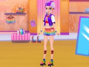 Игра Девочки на роликовых коньках онлайн