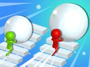 Игра Снежные гонки 3D Веселые гонки онлайн