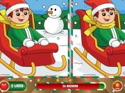 Игра Рождество: Найди отличия онлайн