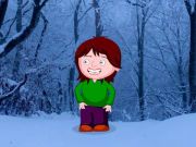 Игра Маленькая девочка сбежала с острова Рождества онлайн