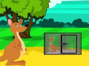Игра Спасение детеныша красного кенгуру из клетки онлайн
