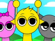 Игра Спрунки Найди 5 отличий онлайн Игра Спрунки Найди 5 отличий онлайн