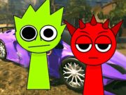 Игра Спрунки Кальмар Стрелялка 2 онлайн