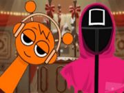 Игра Кальмар спрунки Игра Мингл онлайн