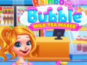 Игра Радужный пузырьковый молочный чай онлайн Игра Радужный пузырьковый молочный чай онлайн