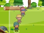 Игра Приключения в лесном лагере онлайн