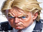 Игра Смешные войны лиц: Трамп против Кима онлайн