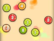 Игра Объединить шарики 2048 Соединение фруктов онлайн