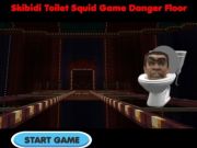 Игра Скибиди Туалет в Игре в Кальмара: Опасный пол онлайн