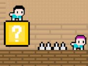 Игра Пиксельные близнецы 2 игрока Побег онлайн