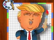 Игра Время раскрашивания Трампа онлайн