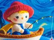 Игра Пазл: Рыбалка под звездным небом онлайн