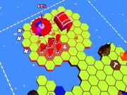 Игра Плиточный шестиугольный мир: красный против синего онлайн